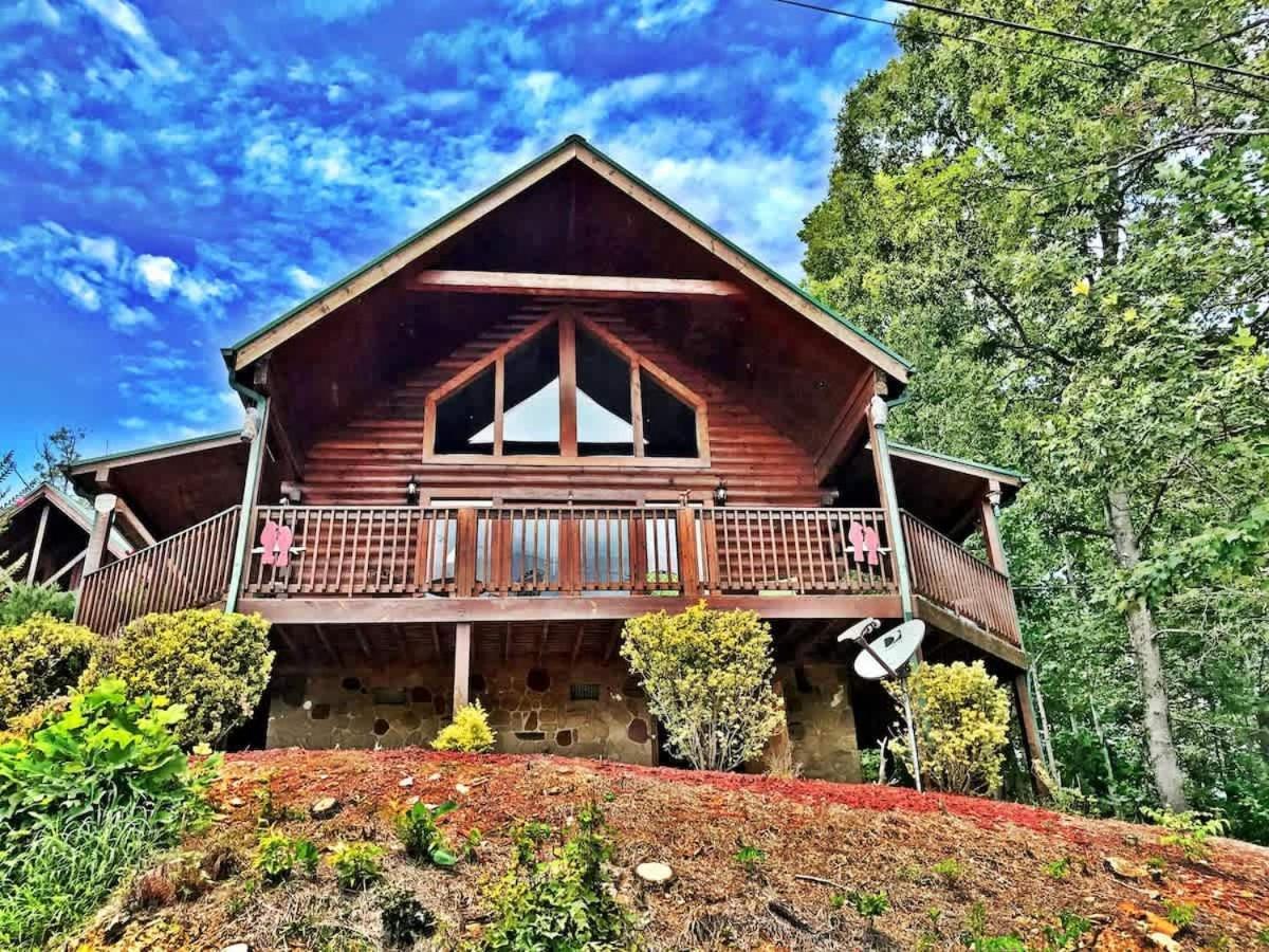 Gorgeous View. Hot Tub. Privacy. Fireplace. Pool & Fishing Access! Sevierville Exteriér fotografie